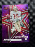 2025 Rookies & Stars #22 Joe Montana Purple #d  310/999 San Francisco 49ers $5.00