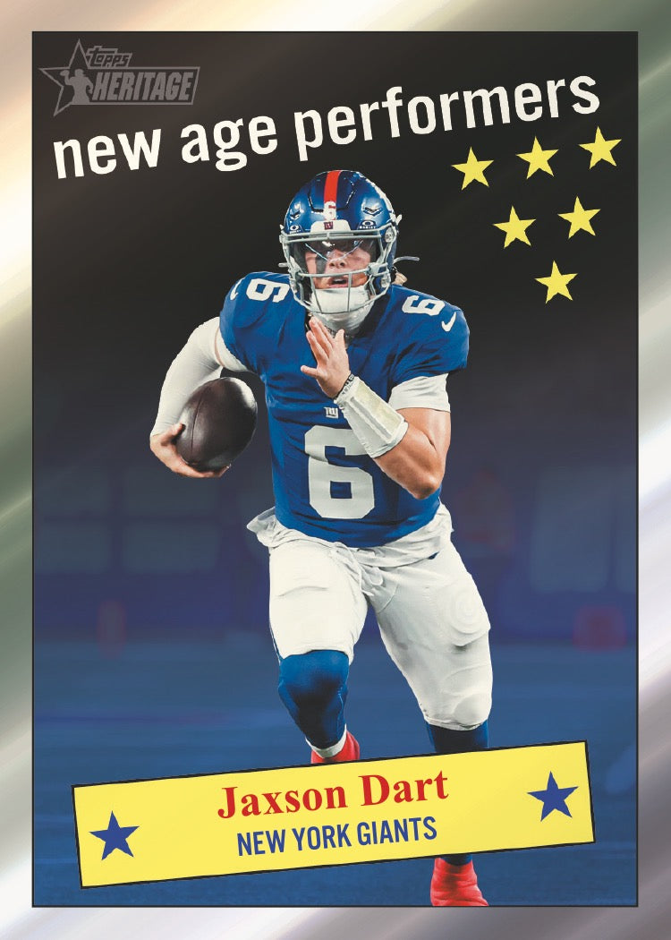 2026 Topps Heritage Football 2 Hobby Box PYT #1