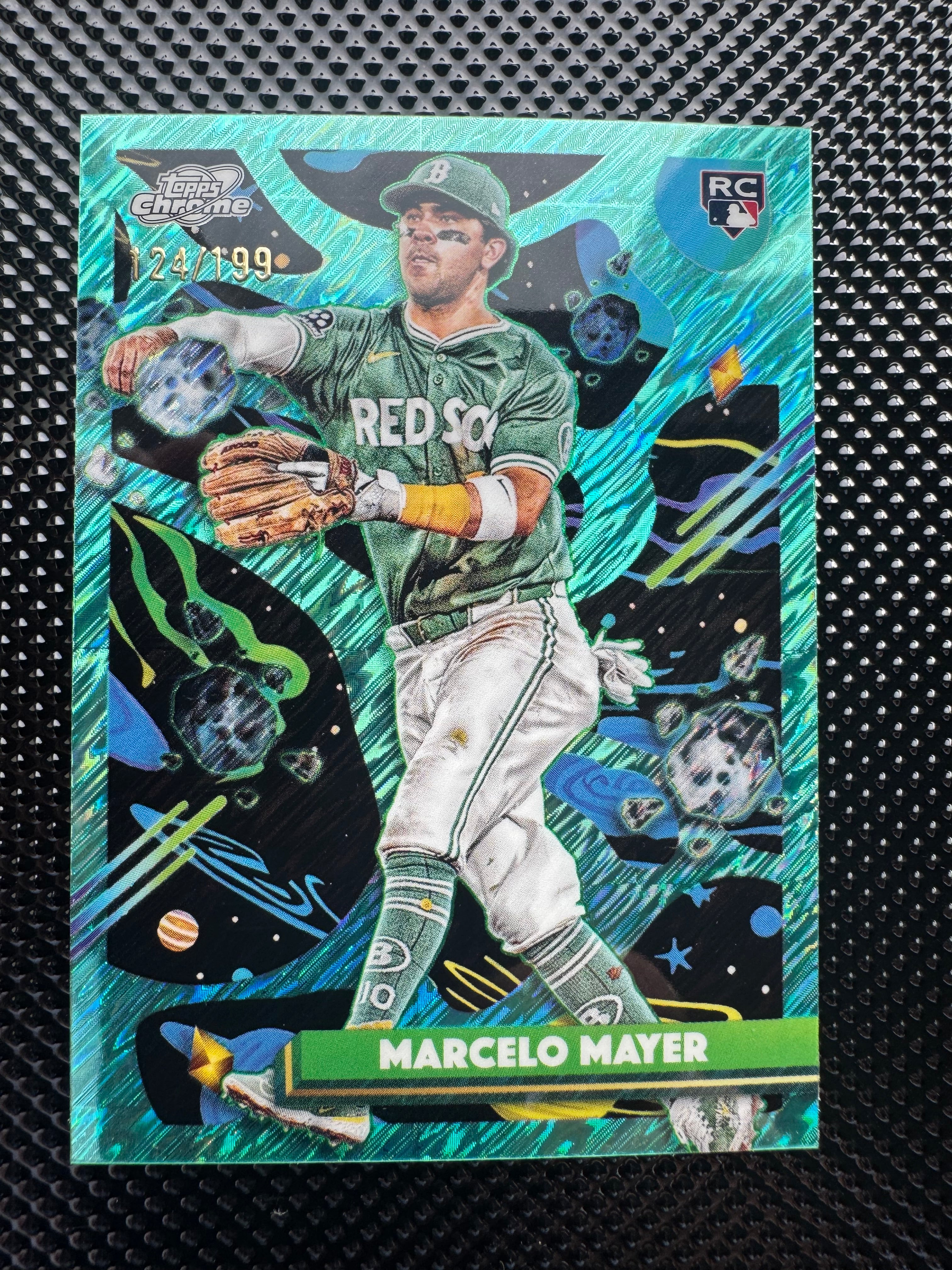 2025 Topps Chrome Cosmic Marcelo Mayer Aqua #d 124/199 Boston Red Sox RC $40.00