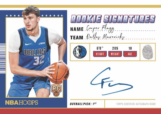 2025-26 TOPPS HOOPS BASKETBALL - 1 Jumbo, 3 Value Box Break-3 Tier Random