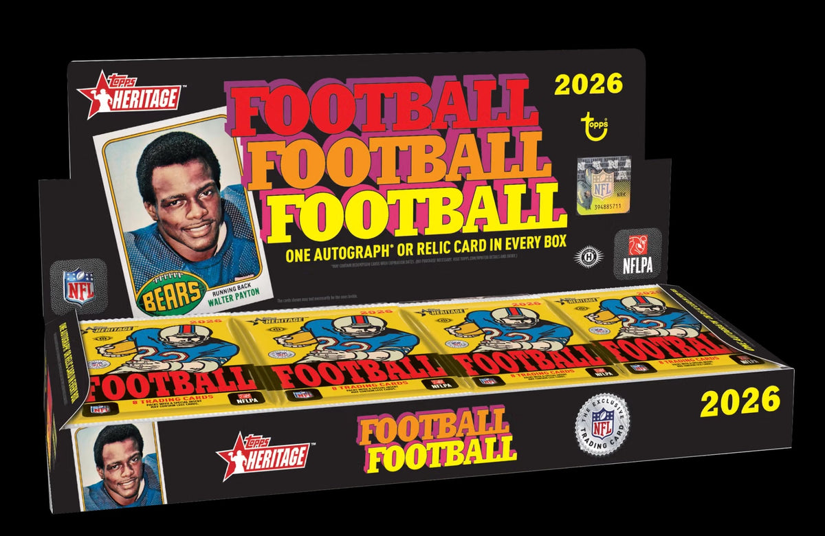 2026 Topps Heritage Football 2 Hobby Box PYT #1