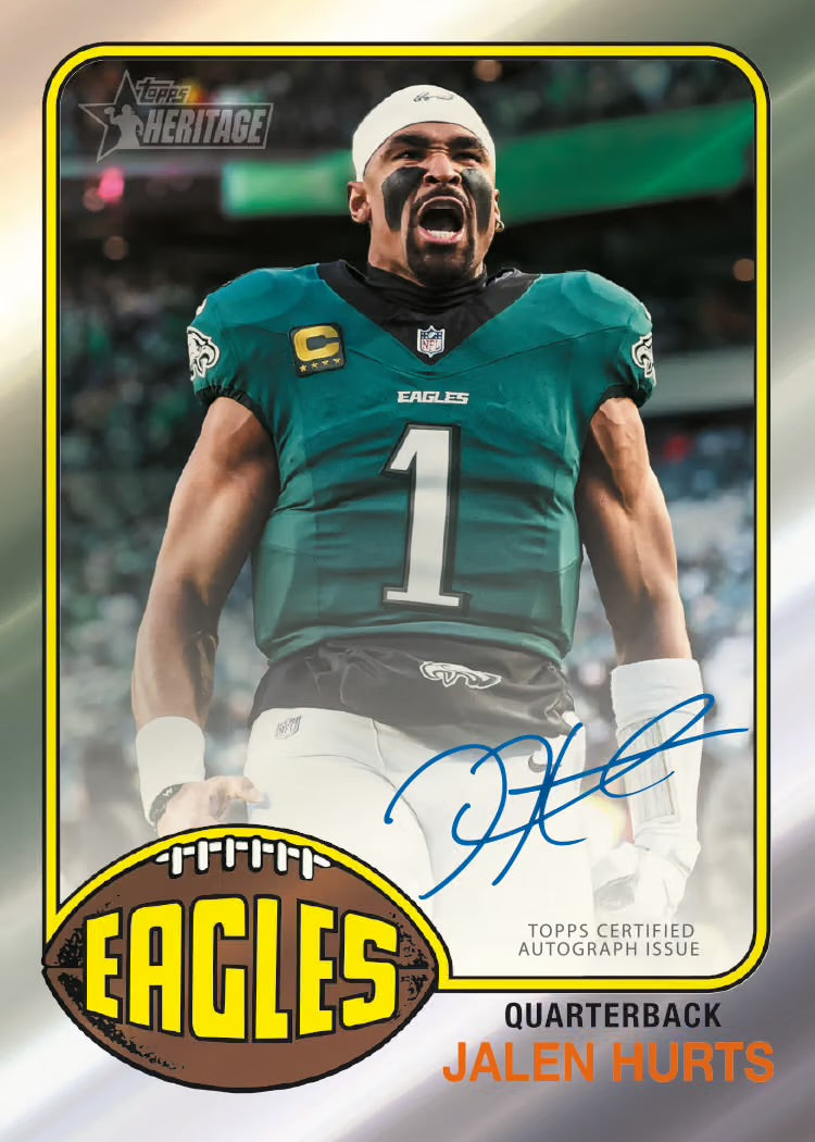 2026 Topps Heritage Football 2 Hobby Box PYT #1