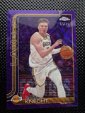 DALTON KNECHT 2025-26 TOPPS CHROME #130 TRUE PURPLE REFRACTOR COLOR MATCH #d 65/75 LAKERS $10.00