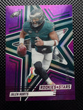 2025 Rookies & Stars FB - Purple #d 981/999 - Jalen Hurts Eagles # 44 $3.00